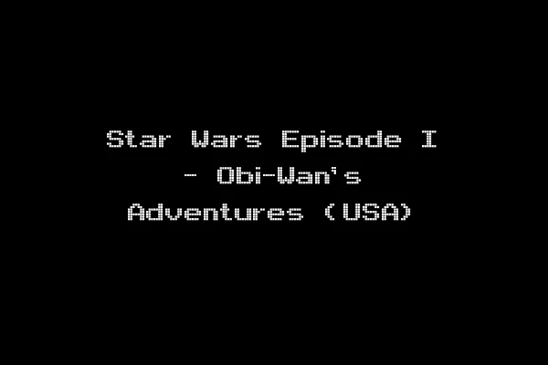 Star Wars Episode I - Obi-Wan's Adventures (USA)