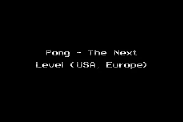 Pong - The Next Level (USA, Europe)