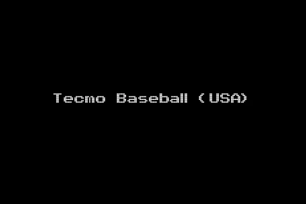 Tecmo Baseball (USA)