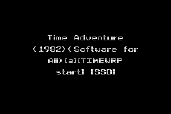 Time Adventure (1982)(Software for All)[a][TIMEWRP start] [SSD]