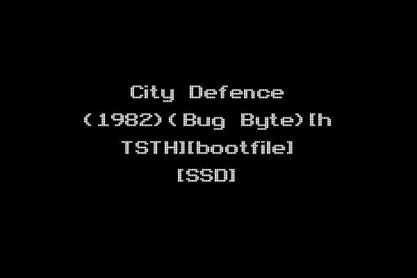 City Defence (1982)(Bug Byte)[h TSTH][bootfile] [SSD]