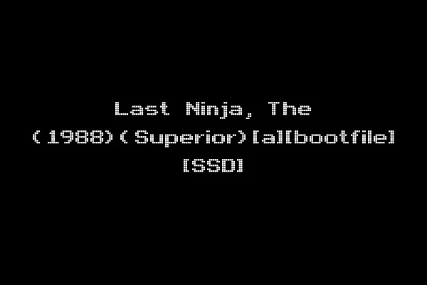Last Ninja, The (1988)(Superior)[a][bootfile] [SSD]