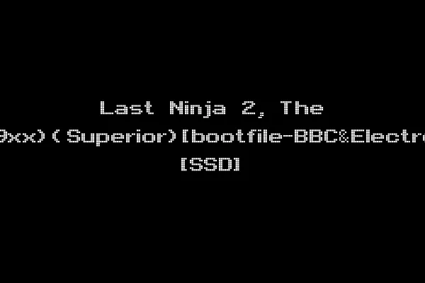 Last Ninja 2, The (19xx)(Superior)[bootfile-BBC&Electron] [SSD]