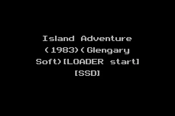 Island Adventure (1983)(Glengary Soft)[LOADER start] [SSD]
