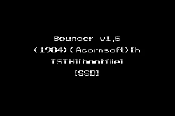 Bouncer v1.6 (1984)(Acornsoft)[h TSTH][bootfile] [SSD]
