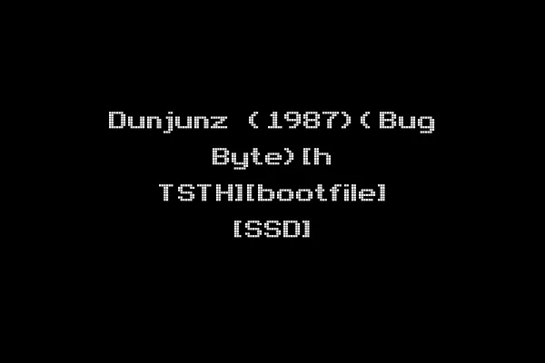 Dunjunz (1987)(Bug Byte)[h TSTH][bootfile] [SSD]