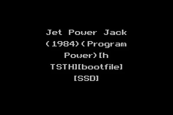 Jet Power Jack (1984)(Program Power)[h TSTH][bootfile] [SSD]