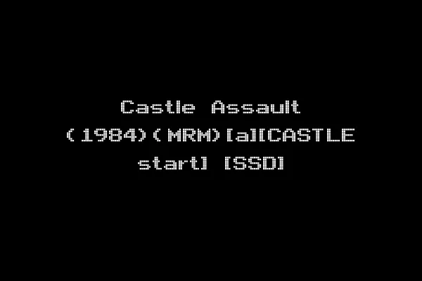 Castle Assault (1984)(MRM)[a][CASTLE start] [SSD]