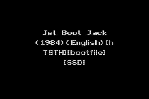 Jet Boot Jack (1984)(English)[h TSTH][bootfile] [SSD]