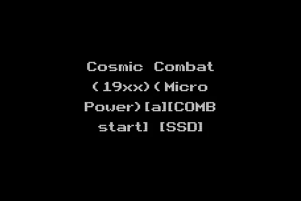 Cosmic Combat (19xx)(Micro Power)[a][COMB start] [SSD]