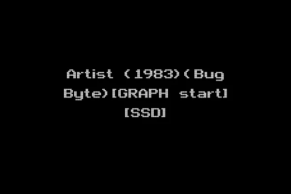 Artist (1983)(Bug Byte)[GRAPH start] [SSD]