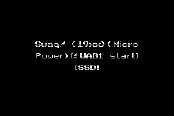Swag! (19xx)(Micro Power)[$WAG1 start] [SSD]