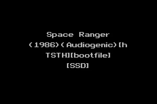 Space Ranger (1986)(Audiogenic)[h TSTH][bootfile] [SSD]