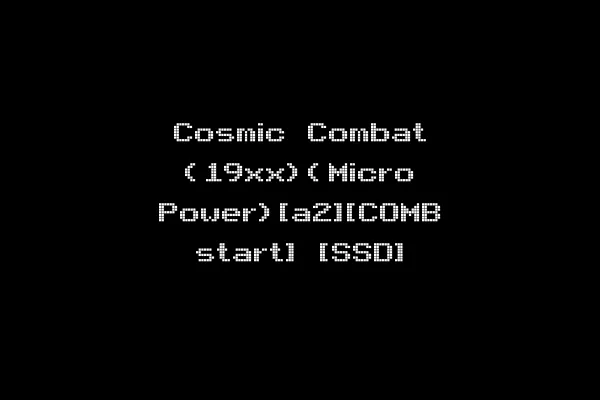 Cosmic Combat (19xx)(Micro Power)[a2][COMB start] [SSD]