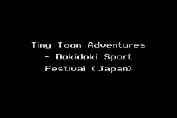 Tiny Toon Adventures - Dokidoki Sport Festival (Japan)