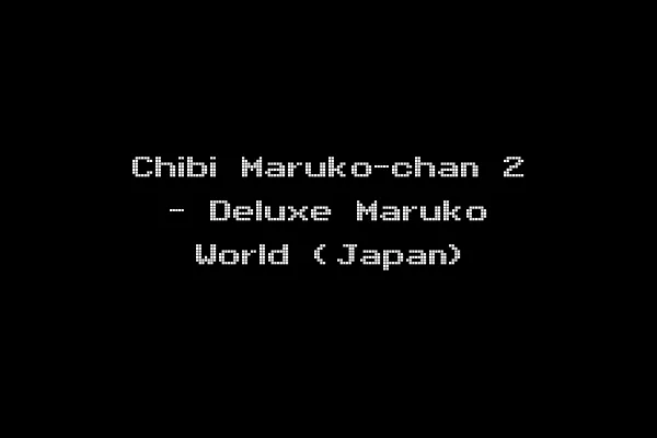 Chibi Maruko-chan 2 - Deluxe Maruko World (Japan)