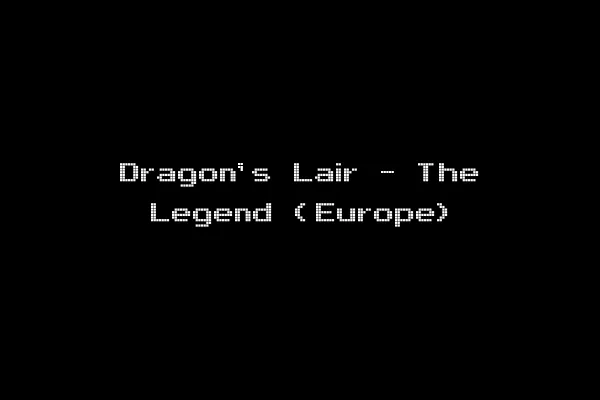 Dragon's Lair - The Legend (Europe)