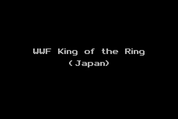 WWF King of the Ring (Japan)