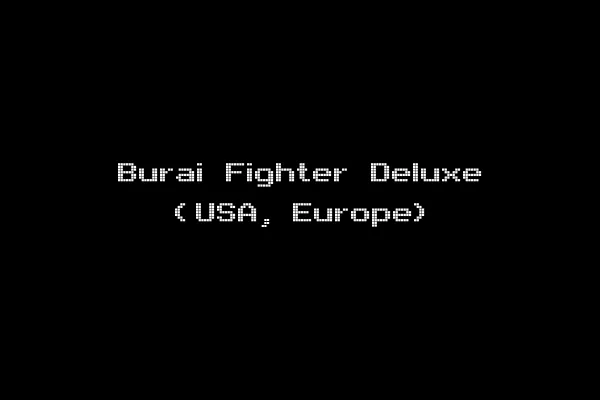 Burai Fighter Deluxe (USA, Europe)