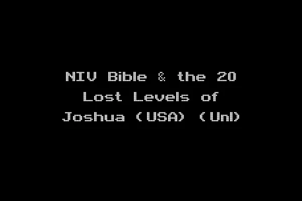 NIV Bible & the 20 Lost Levels of Joshua (USA) (Unl)