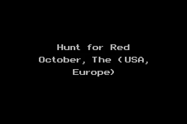 Hunt for Red October, The (USA, Europe)