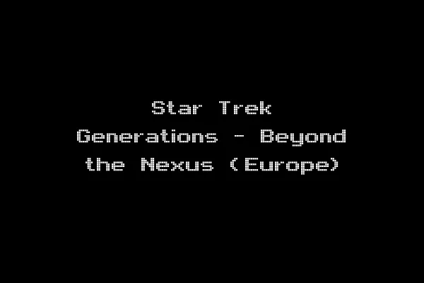 Star Trek Generations - Beyond the Nexus (Europe)
