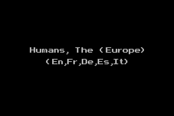 Humans, The (Europe) (En,Fr,De,Es,It)