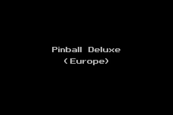Pinball Deluxe (Europe)