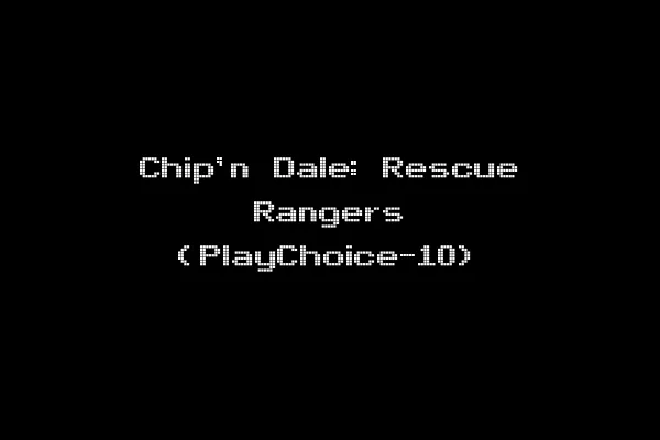 Chip'n Dale: Rescue Rangers (PlayChoice-10)