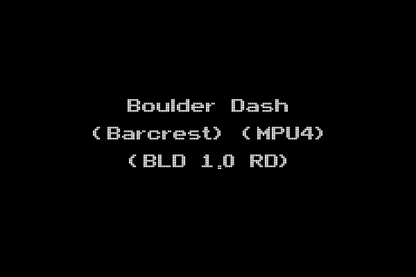Boulder Dash (Barcrest) (MPU4) (BLD 1.0 RD)