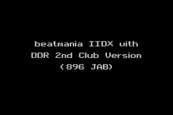 beatmania IIDX with DDR 2nd Club Version (896 JAB)