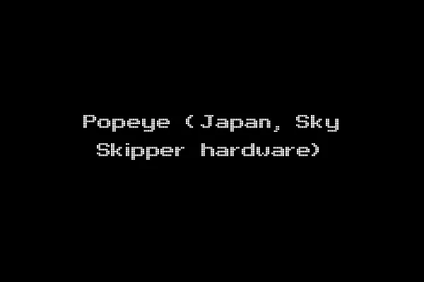Popeye (Japan, Sky Skipper hardware)