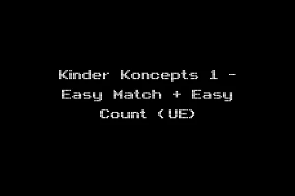 Kinder Koncepts 1 - Easy Match + Easy Count (UE)