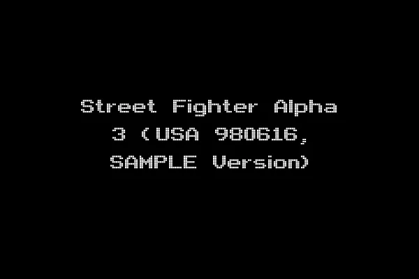 Street Fighter Alpha 3 (USA 980616, SAMPLE Version)