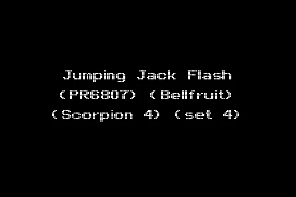 Jumping Jack Flash (PR6807) (Bellfruit) (Scorpion 4) (set 4)