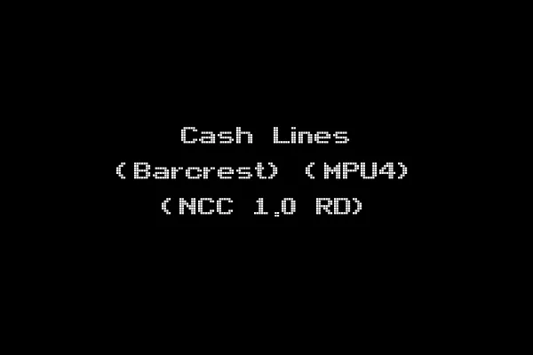 Cash Lines (Barcrest) (MPU4) (NCC 1.0 RD)