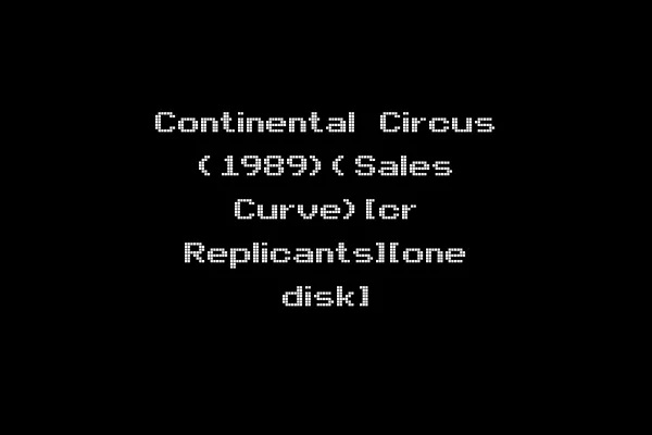 Continental Circus (1989)(Sales Curve)[cr Replicants][one disk]