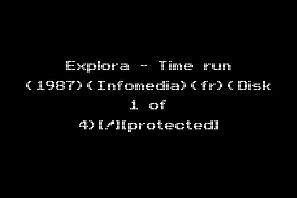 Explora - Time run (1987)(Infomedia)(fr)(Disk 1 of 4)[!][protected]