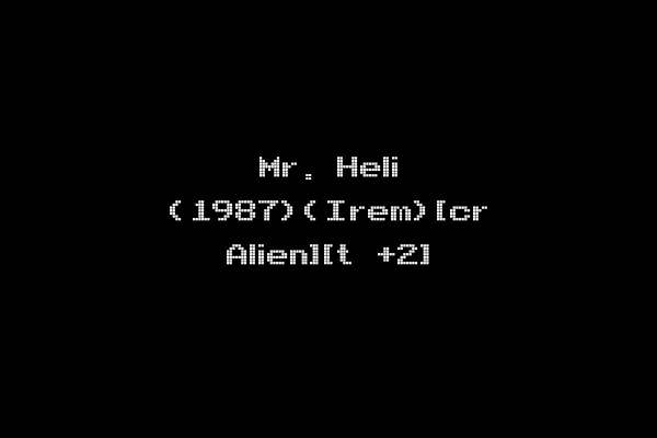 Mr. Heli (1987)(Irem)[cr Alien][t +2]