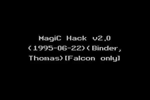 MagiC Hack v2.0 (1995-06-22)(Binder, Thomas)[Falcon only]