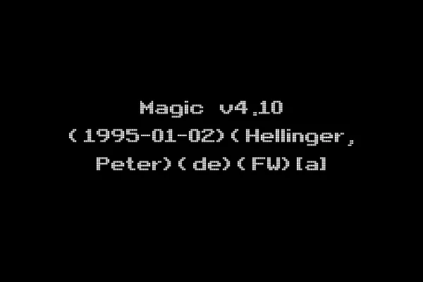 Magic v4.10 (1995-01-02)(Hellinger, Peter)(de)(FW)[a]