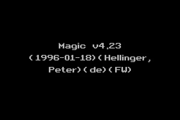 Magic v4.23 (1996-01-18)(Hellinger, Peter)(de)(FW)