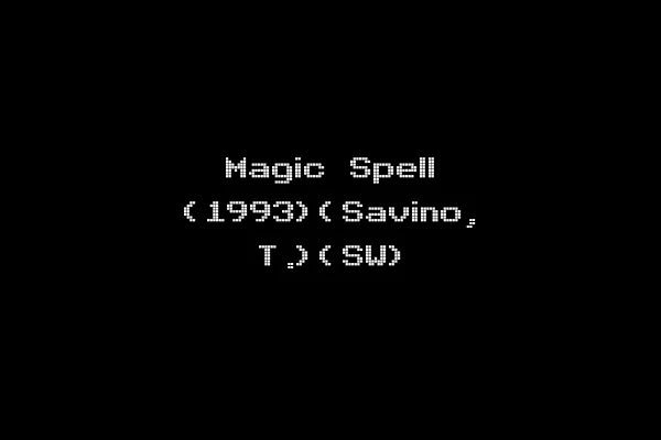 Magic Spell (1993)(Savino, T.)(SW)