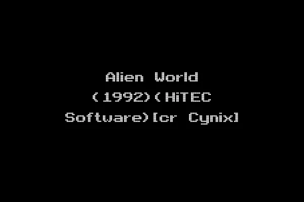 Alien World (1992)(HiTEC Software)[cr Cynix]