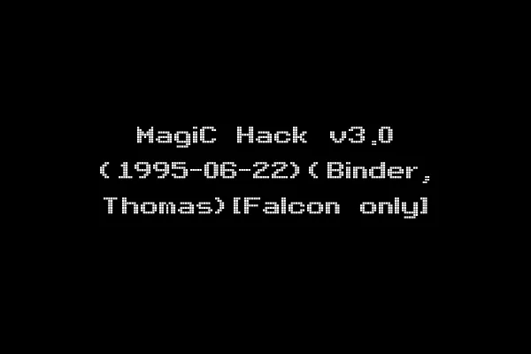MagiC Hack v3.0 (1995-06-22)(Binder, Thomas)[Falcon only]