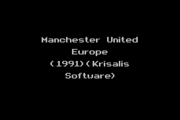 Manchester United Europe (1991)(Krisalis Software)