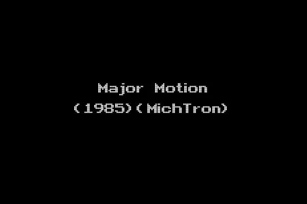 Major Motion (1985)(MichTron)