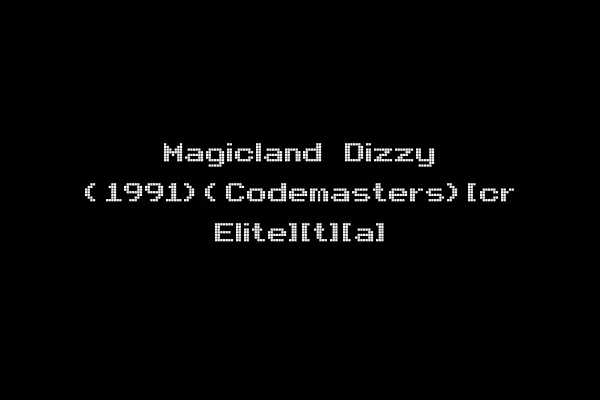 Magicland Dizzy (1991)(Codemasters)[cr Elite][t][a]
