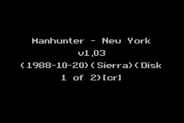 Manhunter - New York v1.03 (1988-10-20)(Sierra)(Disk 1 of 2)[cr]