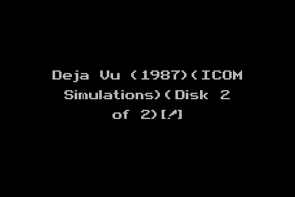 Deja Vu (1987)(ICOM Simulations)(Disk 2 of 2)[!]
